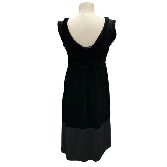 Burberry Black Sleeveless Velvet Dress - Picture 3 of 4